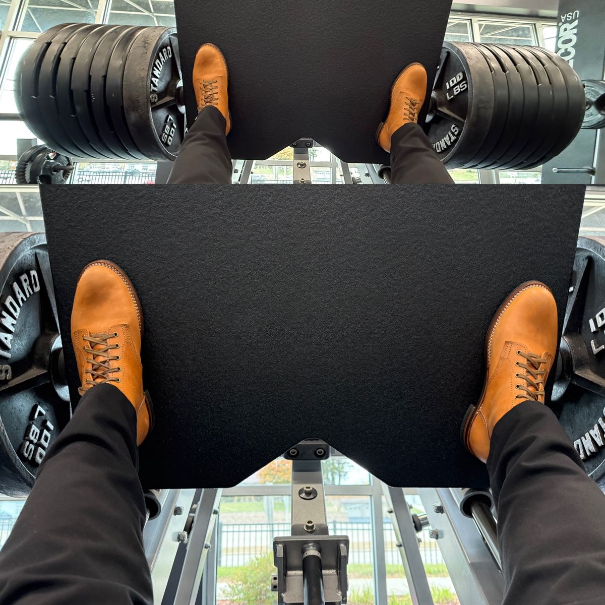 Photo by chris.8888 on October 31, 2025 of the Oldspeed Service Boot 6” in Horween Russet Horsehide Strips.