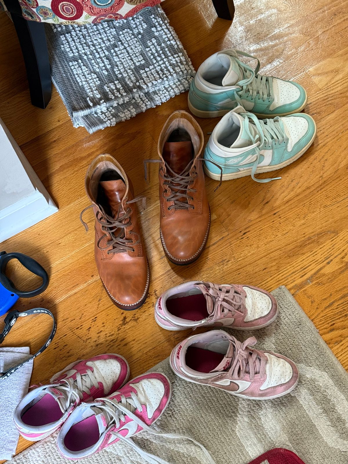 Photo by chris.8888 on November 2, 2025 of the Oldspeed Service Boot 6” in Horween Russet Horsehide Strips.