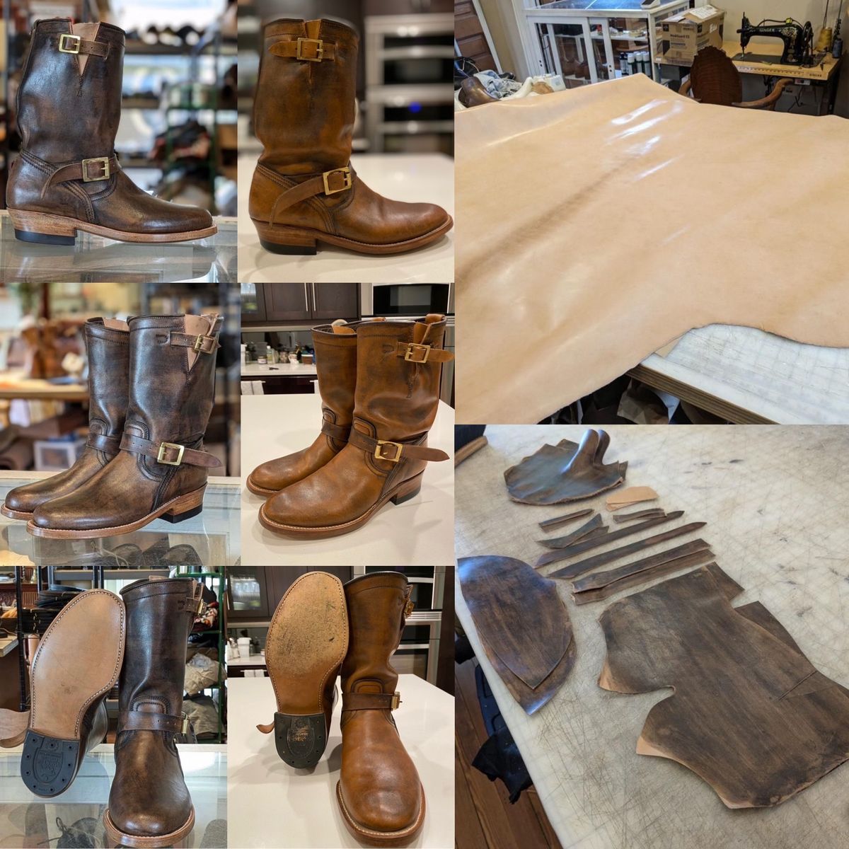 Photo by chris.8888 on June 16, 2025 of the Unsung U 22-2 Engineer Boot in Horween Chelsea Horsefront.