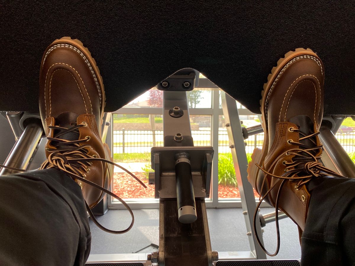 Photo by chris.8888 on May 16, 2025 of the Nicks x Parkhurst V3 in Horween Spokane Honey Smooth/Waxed.
