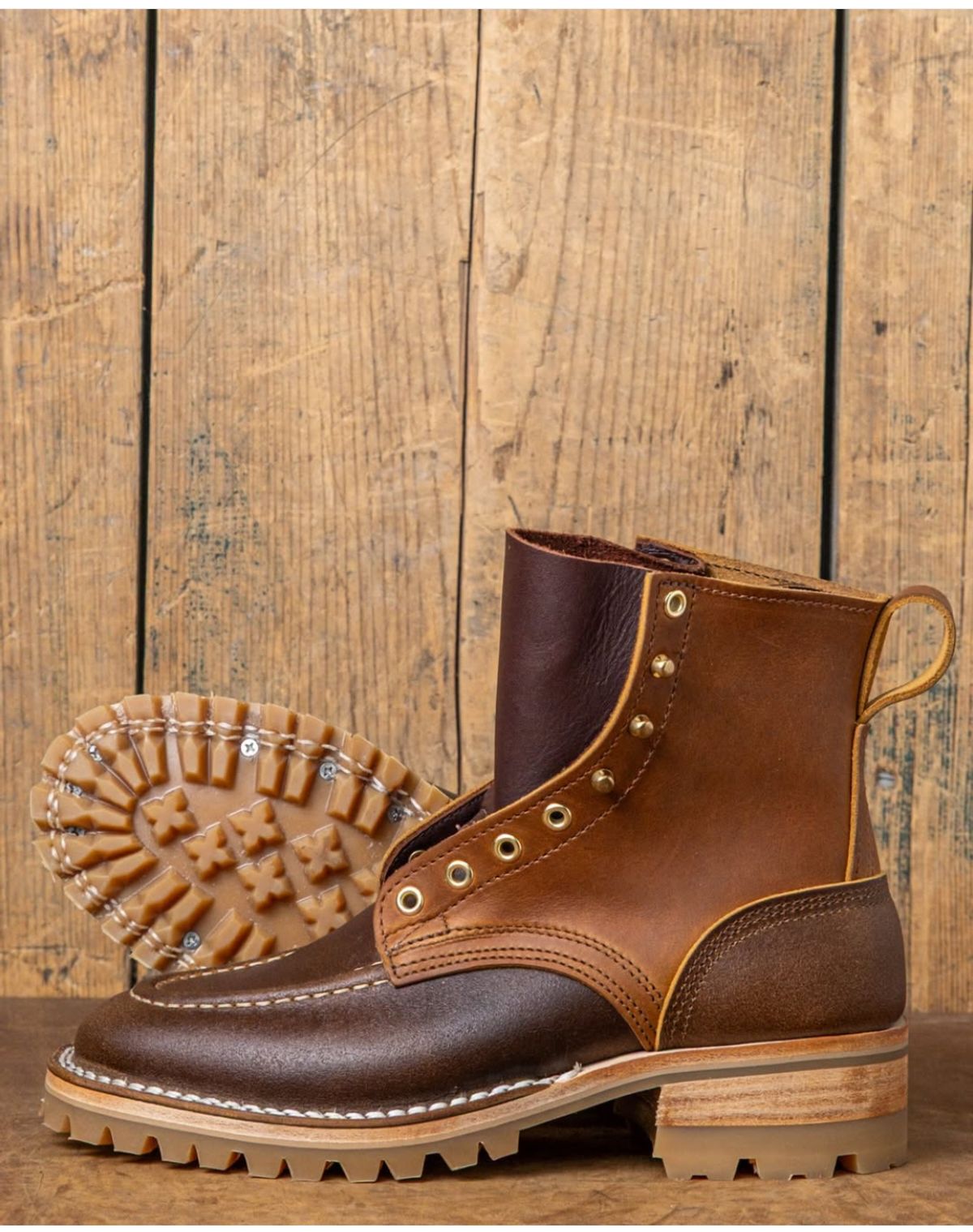 Photo by chris.8888 on May 9, 2025 of the Nicks x Parkhurst V3 in Horween Spokane Honey Smooth/Waxed.