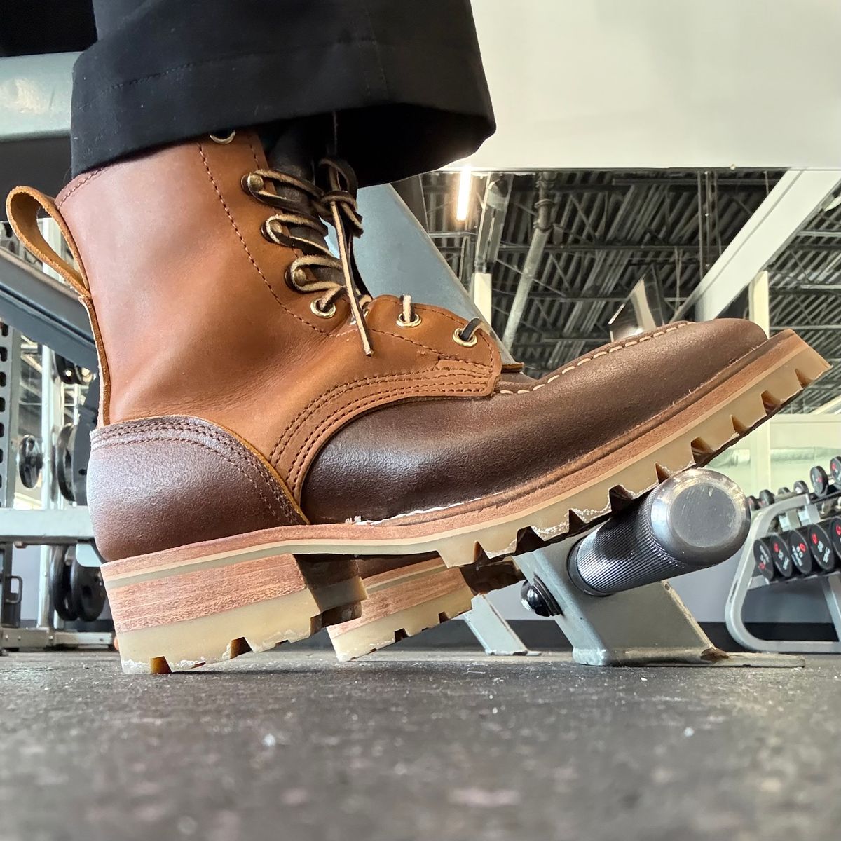 Photo by chris.8888 on April 22, 2026 of the Nicks x Parkhurst V3 in Horween Spokane Honey Smooth/Waxed.