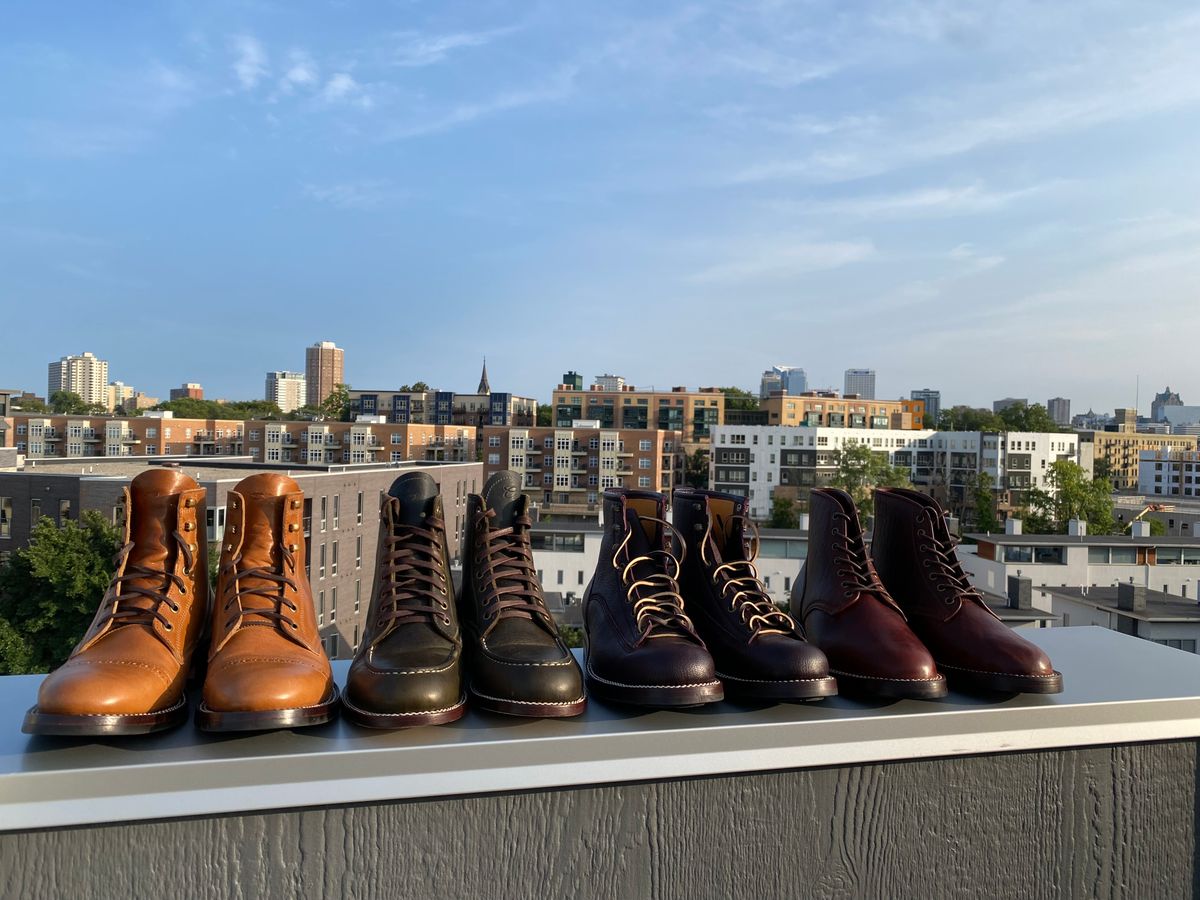 Photo by chris.8888 on August 22, 2024 of the Caswell Boot Company Garrett in Gallun Big Sky Natural Calf.