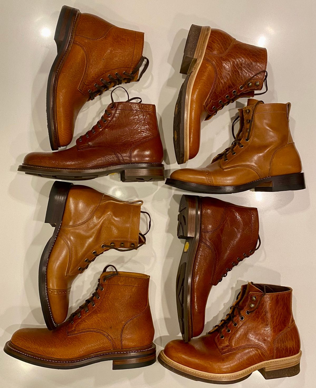 Photo by chris.8888 on April 18, 2025 of the Caswell Boot Company Garrett in Gallun Big Sky Natural Calf.
