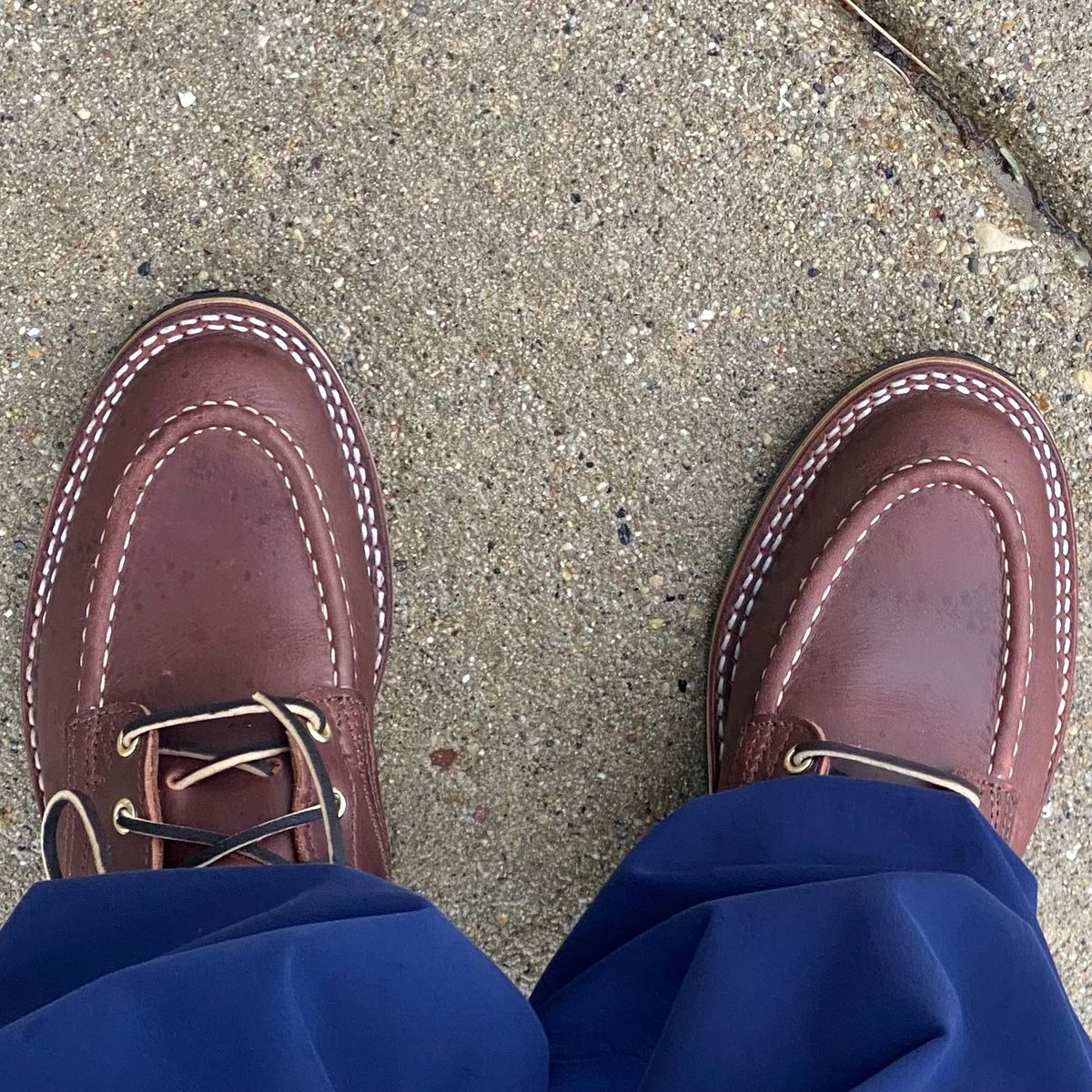 Photo by chris.8888 on May 28, 2025 of the Nicks x Parkhurst V3 in Horween Timber Roanoke.