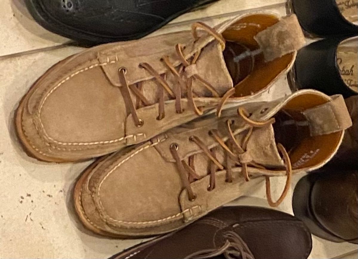 Photo by chris.8888 on January 20, 2024 of the Rancourt & Co. Harrison Boot in Horween Khaki Orion.