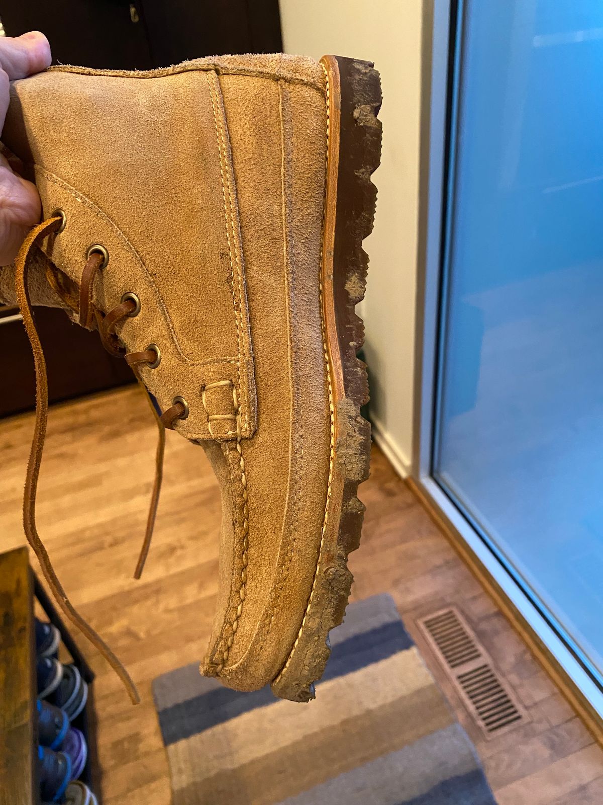 Photo by chris.8888 on March 6, 2024 of the Rancourt & Co. Harrison Boot in Horween Khaki Orion.