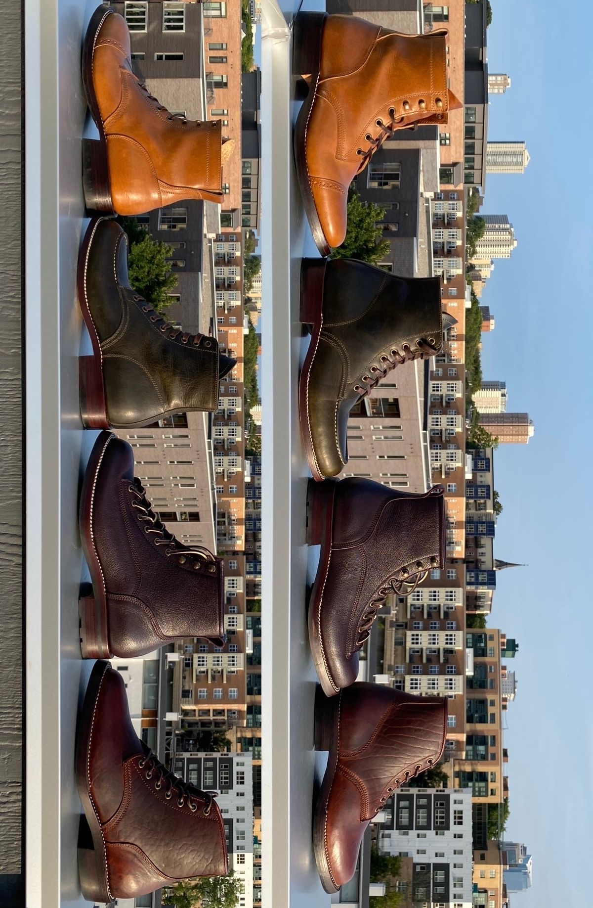Photo by chris.8888 on August 22, 2024 of the Caswell Boot Company Eastman in Gallun Cognac Horsehide.