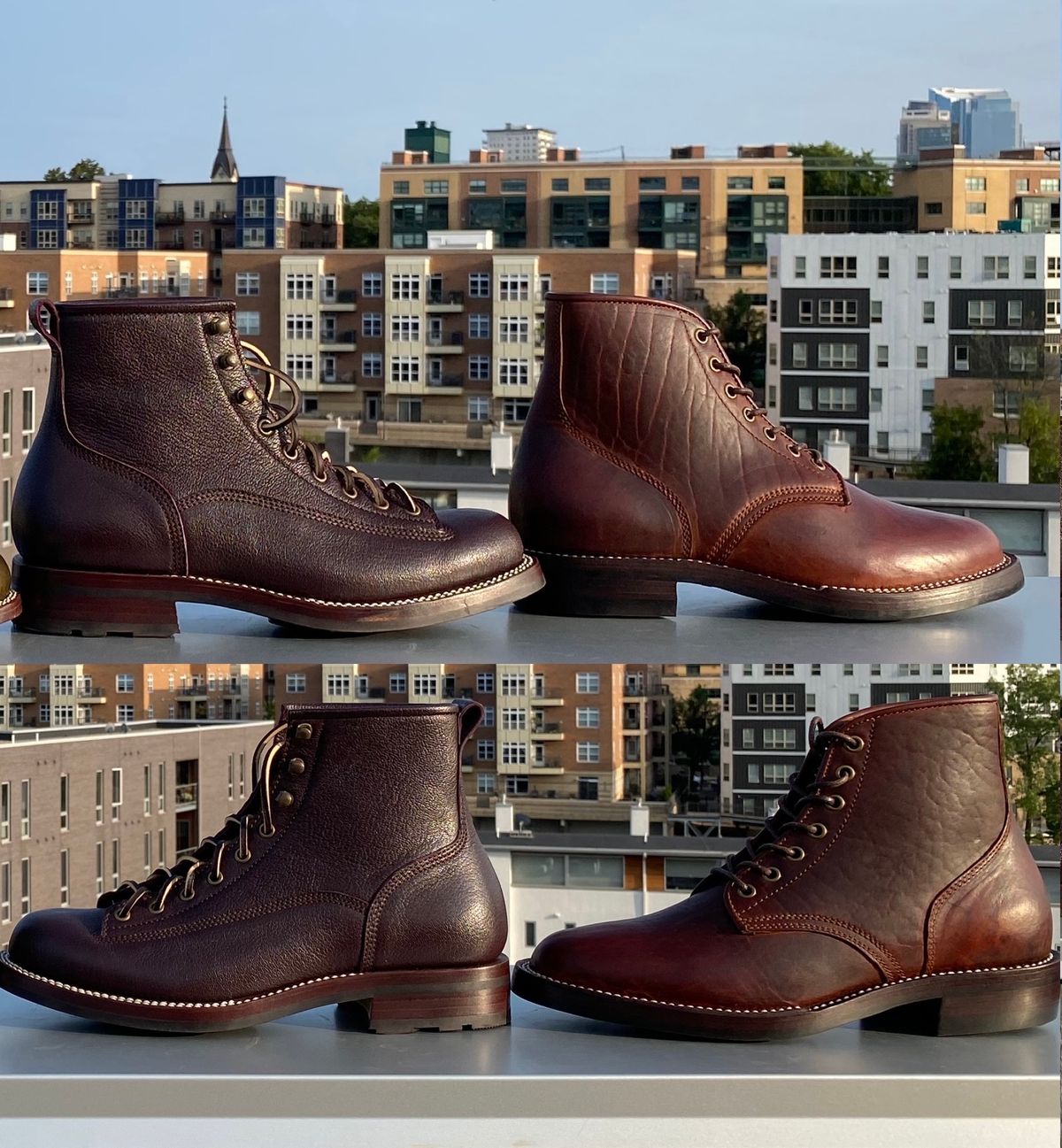 Photo by chris.8888 on August 22, 2024 of the Caswell Boot Company Eastman in Gallun Cognac Horsehide.