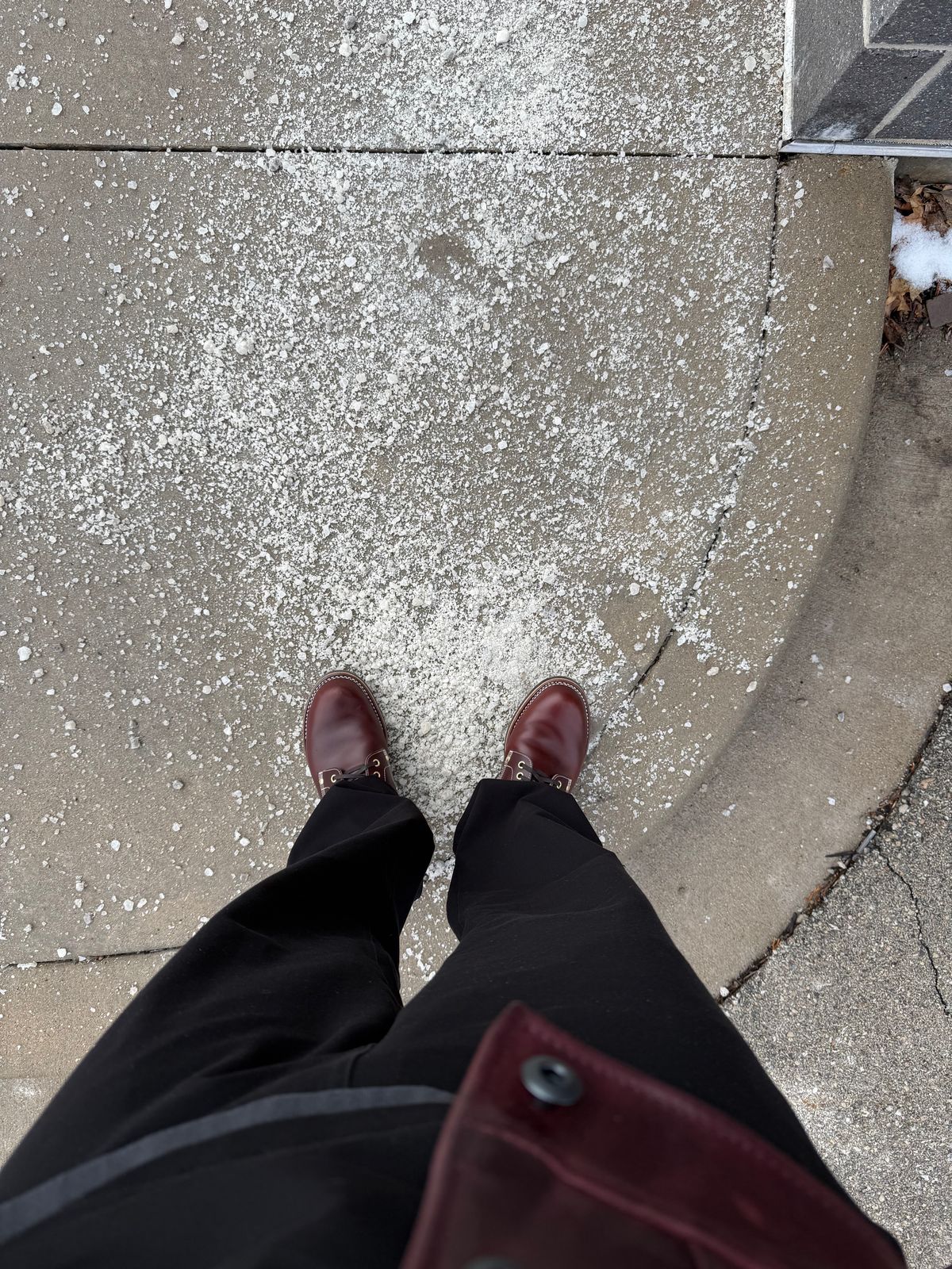 Photo by chris.8888 on March 3, 2026 of the New River Boot Boondocker in Horween Tan Chromexcel Strips.
