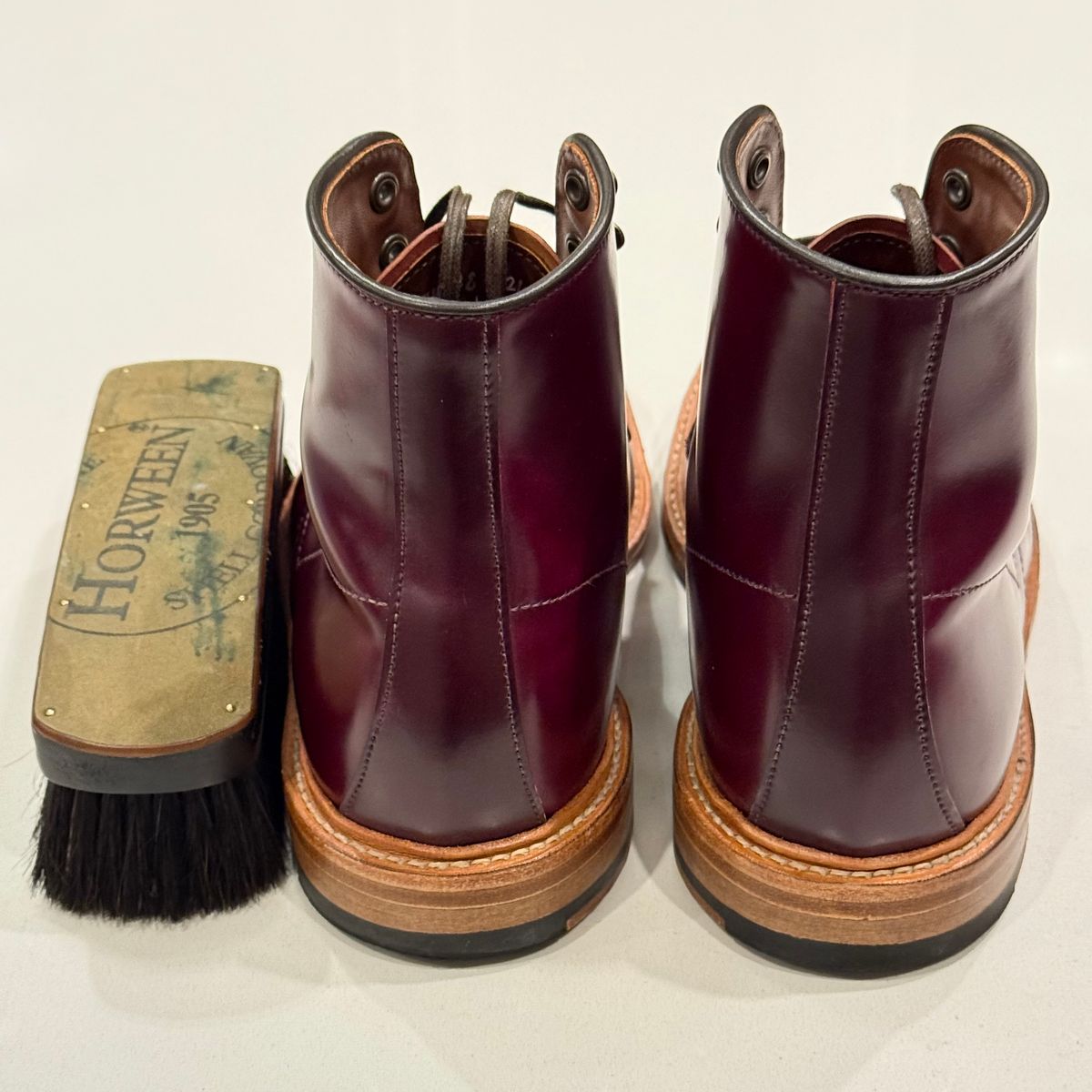 Photo by chris.8888 on September 14, 2025 of the Allen Edmonds Higgins Mill in Horween Ultraviolet Shell Cordovan.