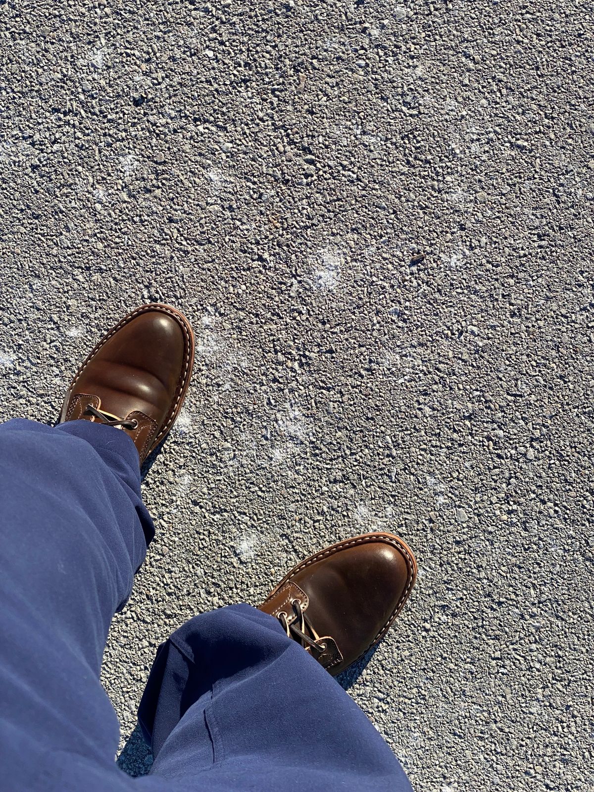 Photo by chris.8888 on January 21, 2025 of the White's MP-Sherman Plain Toe in Horween Brown Shell Cordovan.