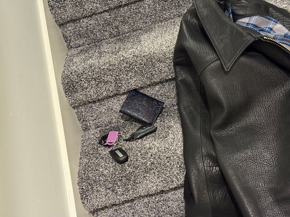 Photo by chris.8888 on October 9, 2025 of the Ashland Leather Trifold Wallet in Horween Black Floral Shell Cordovan.