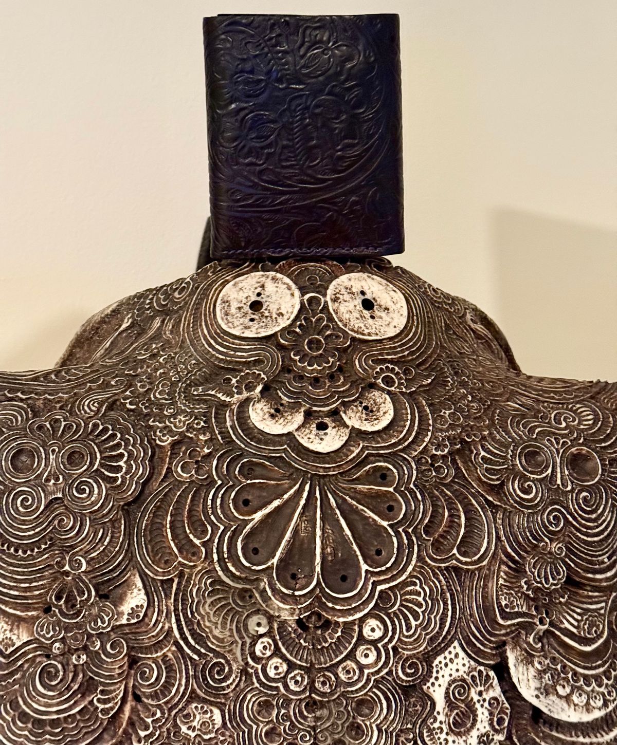 Photo by chris.8888 on December 16, 2025 of the Ashland Leather Trifold Wallet in Horween Black Western Shell Cordovan.