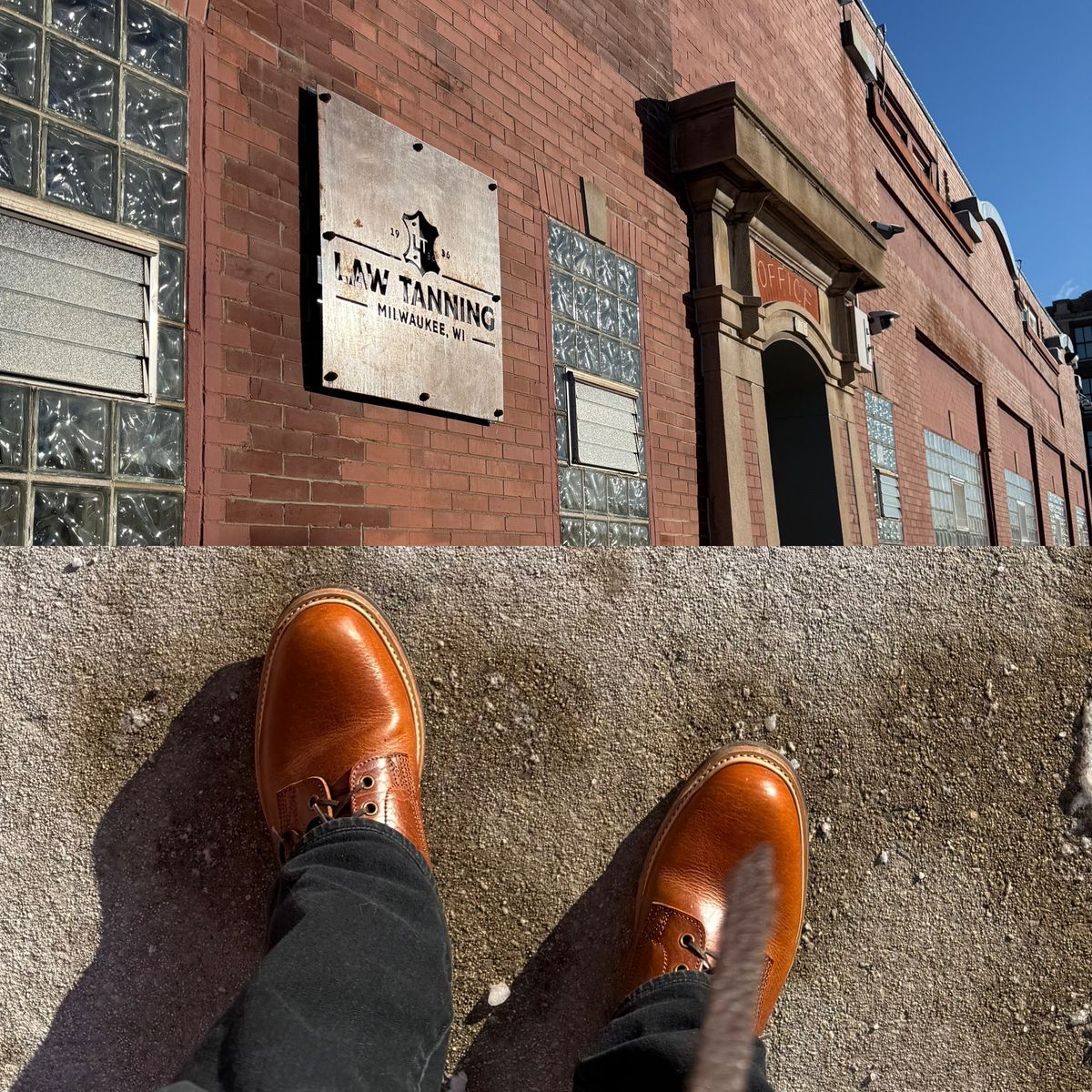 Photo by chris.8888 on January 28, 2026 of the Caswell Boot Company Lisbon in Law Tanning Tan Navajo Bison.