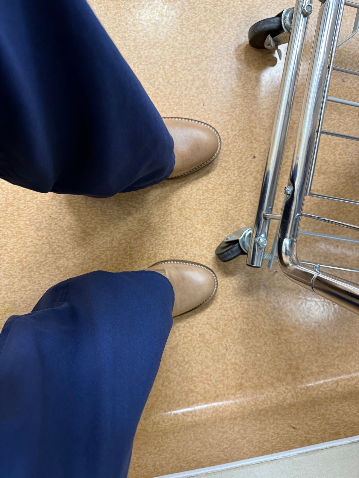 Photo by chris.8888 on April 13, 2026 of the Oldspeed MFG Service Boot 6” in Horween Natural Chromexcel.