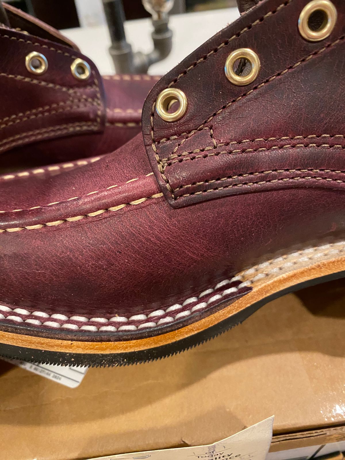 Photo by chris.8888 on November 5, 2024 of the Nicks x Parkhurst V3 in Horween Color 8 Cypress.