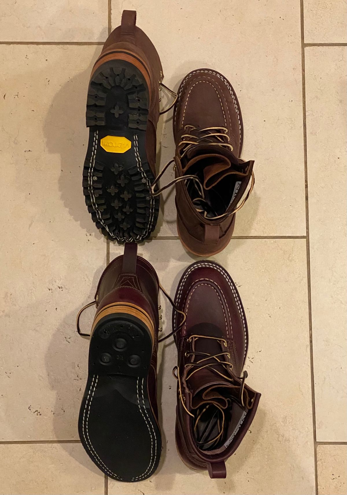 Photo by chris.8888 on November 6, 2024 of the Nicks x Parkhurst V3 in Horween Color 8 Cypress.