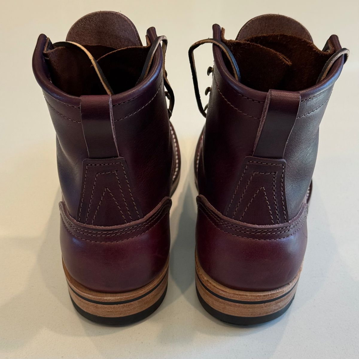 Photo by chris.8888 on September 25, 2025 of the Nicks x Parkhurst V3 in Horween Color 8 Cypress.