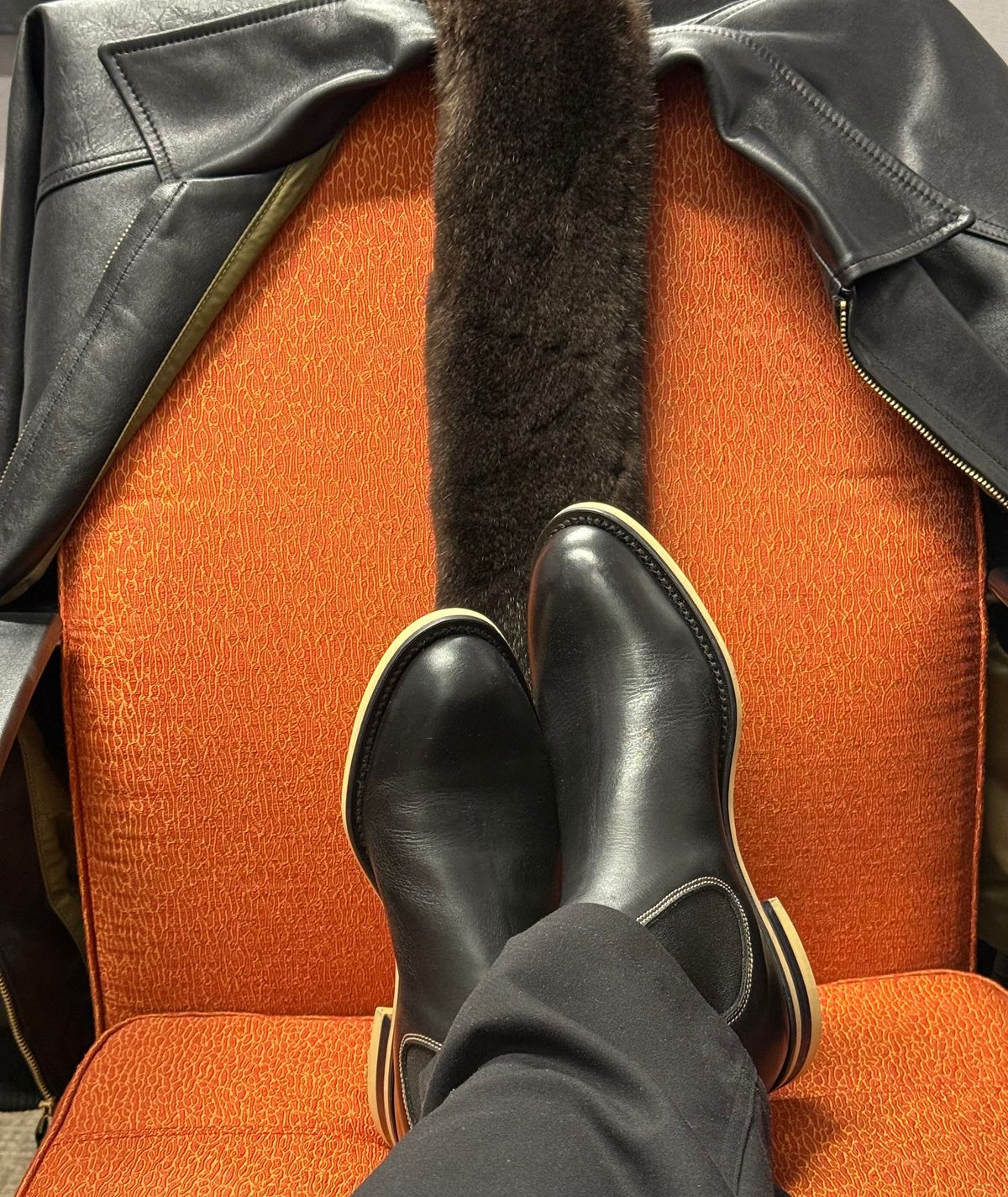 Photo by chris.8888 on December 11, 2025 of the Wootten Jack Heritage Gusset Boot in Tannery Geelong Black.