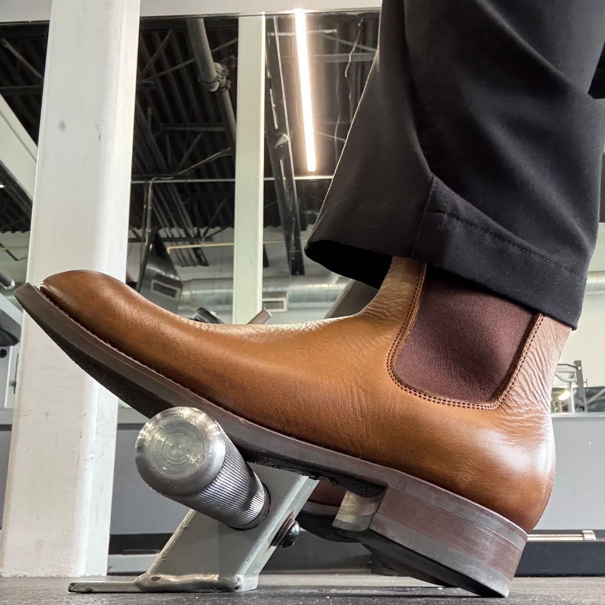 Photo by chris.8888 on April 9, 2026 of the Wootten Jack Heritage Gusset Boot in Tannery Geelong Saddle Tan.