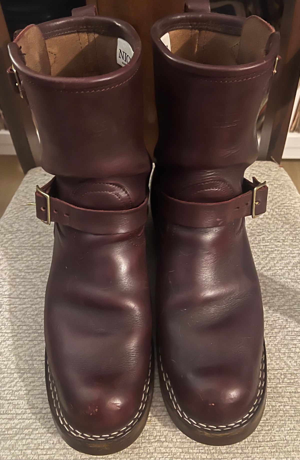 Photo by dawgdad22 on March 6, 2026 of the Nicks StationMaster in Horween Oxblood Chromexcel.