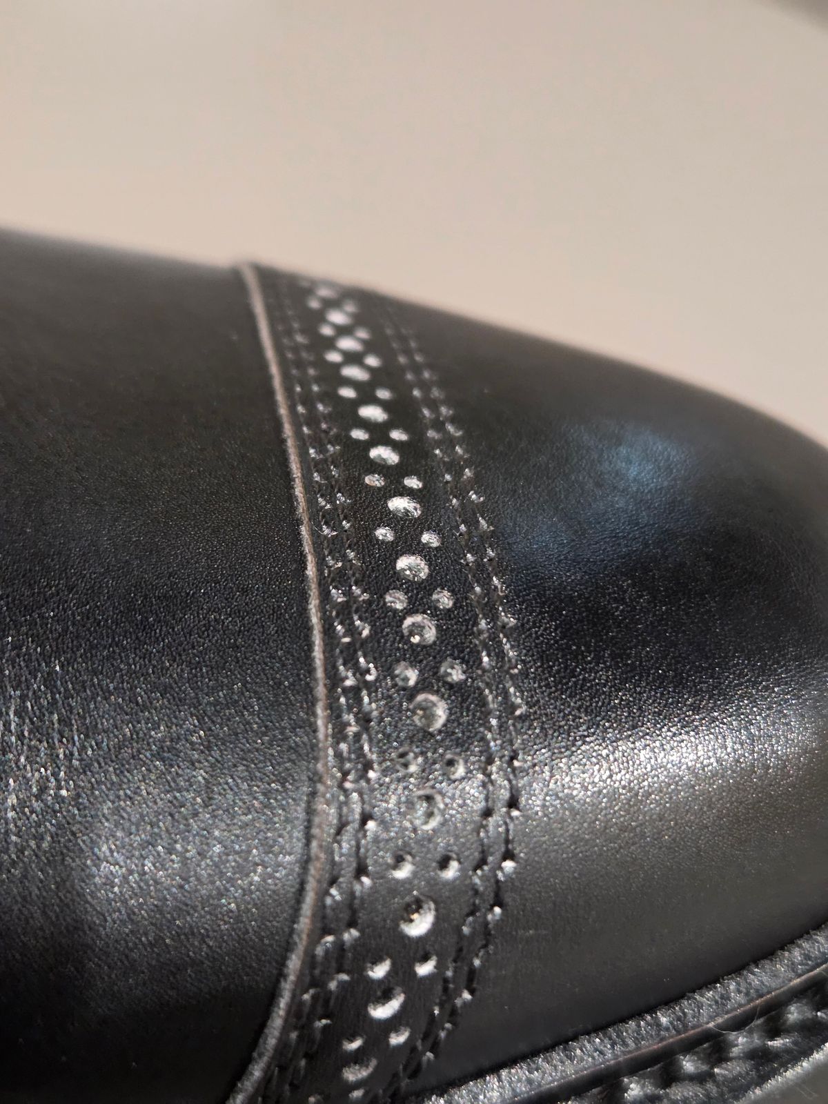 Photo by John1408 on April 20, 2026 of the Flame Panda Brogue Cap Toe Service Boot in German Calfskin.