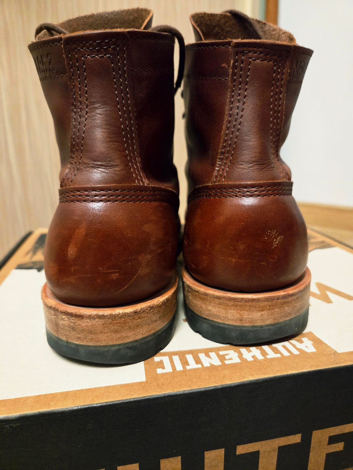 Photo by John1408 on April 20, 2026 of the White's CMP-Sherman in Seidel British Tan Double Shot.