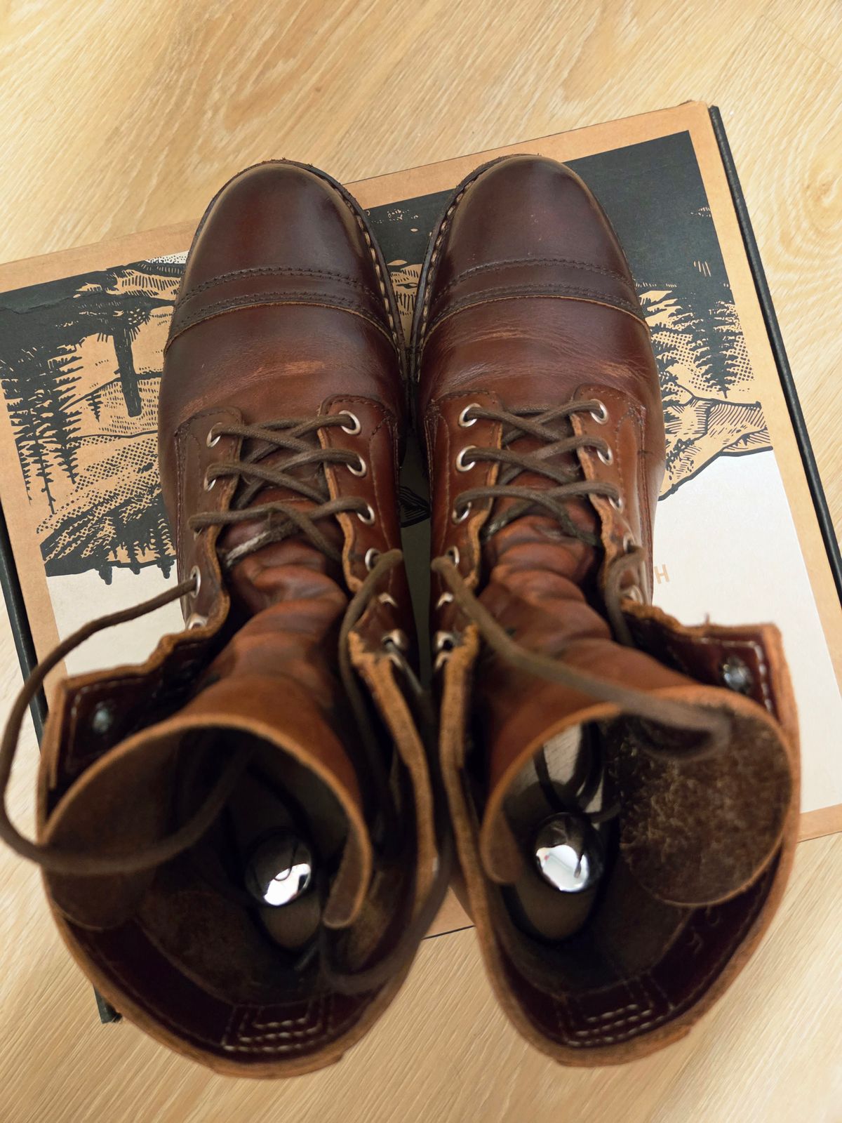 Photo by John1408 on April 20, 2026 of the White's CMP-Sherman in Seidel British Tan Double Shot.