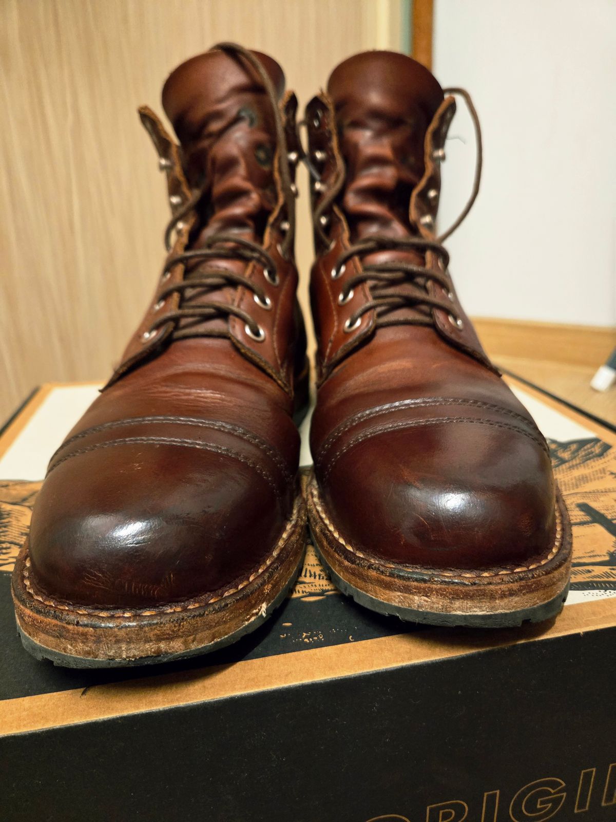 Photo by John1408 on April 20, 2026 of the White's CMP-Sherman in Seidel British Tan Double Shot.