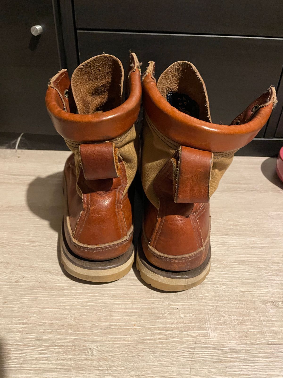 Photo by Blue on January 5, 2026 of the Russell Moccasin Co. Joe's PH in Walnut Timberjack.