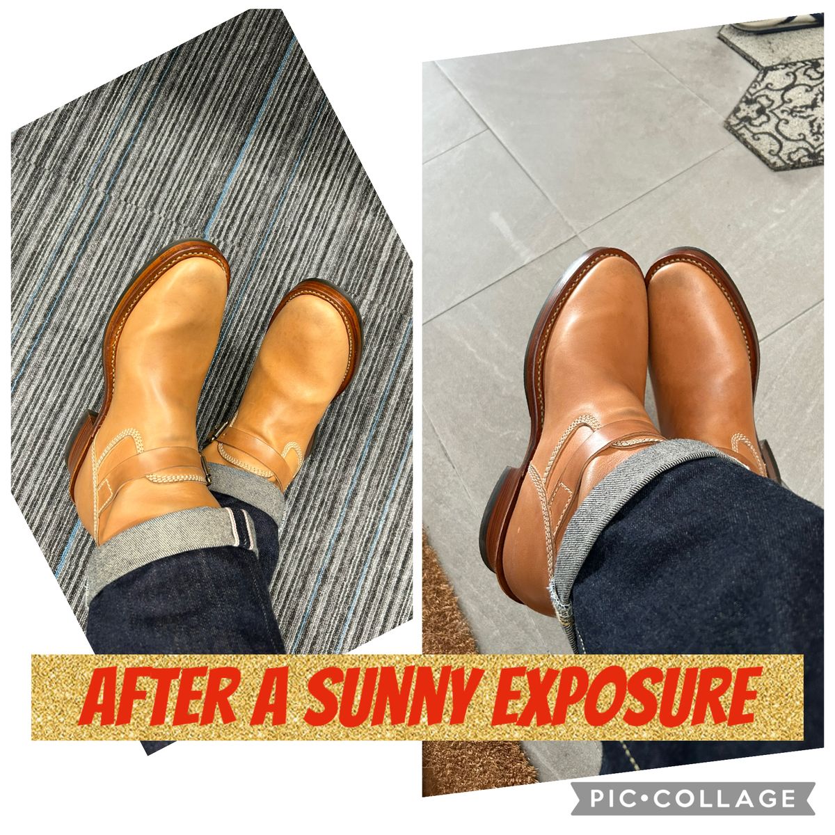Photo by IronPatina on May 2, 2026 of the Willie's Handmade Boots Engineer Boot in Maryam Natural Horsebutt.