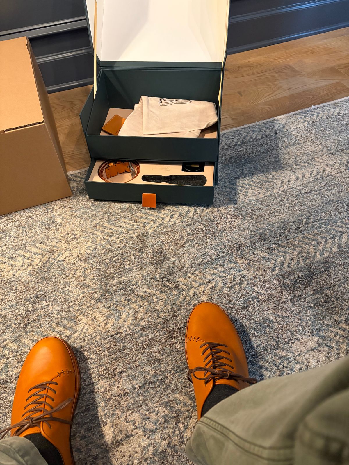 Photo by bobbypats on January 29, 2026 of the Crown Northampton Ernest in J&FJ Oak Bark Tanned English Calf.