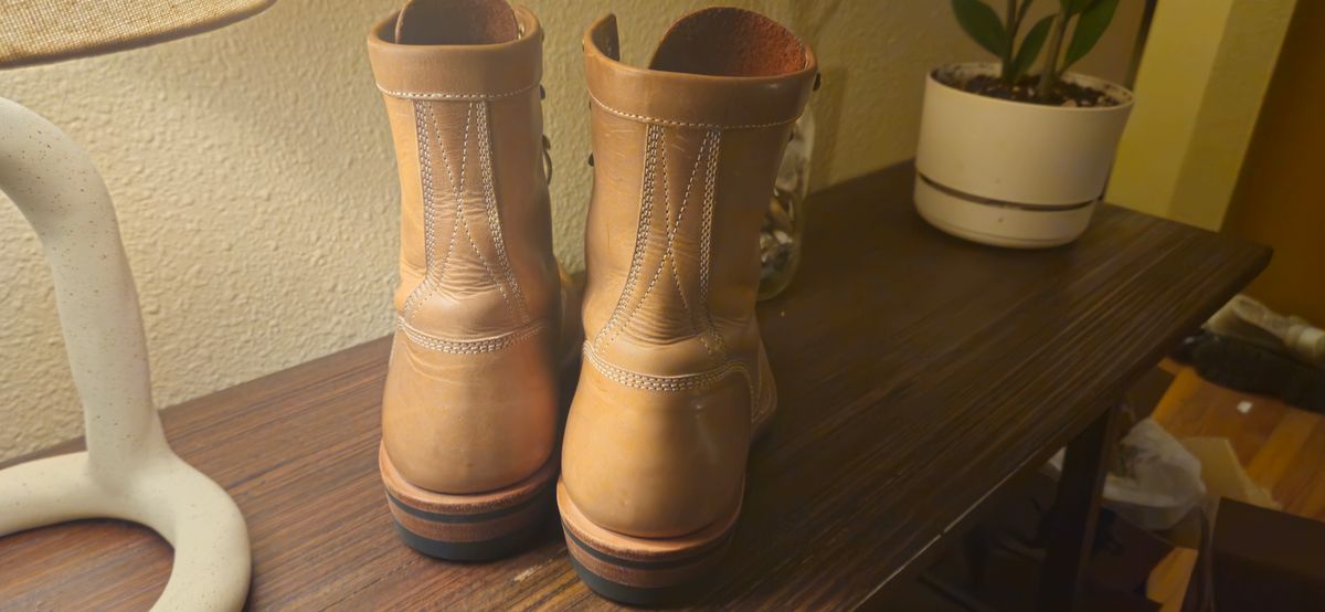 Photo by cjelliott on December 20, 2024 of the Imperium Type 1 Service Boot in Tochigi Natural Cowhide.