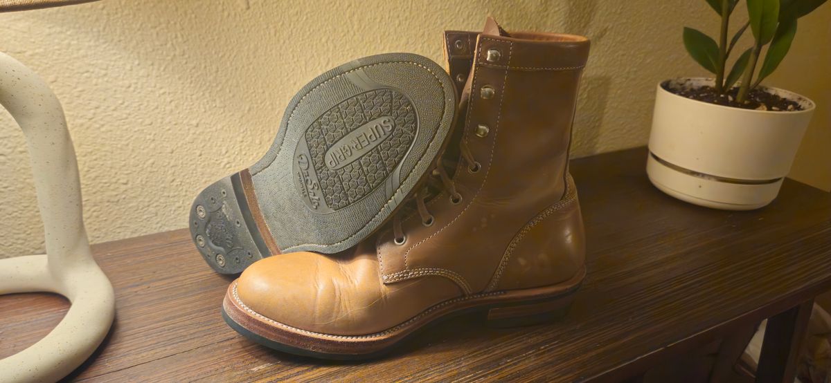 Photo by cjelliott on December 20, 2024 of the Imperium Type 1 Service Boot in Tochigi Natural Cowhide.