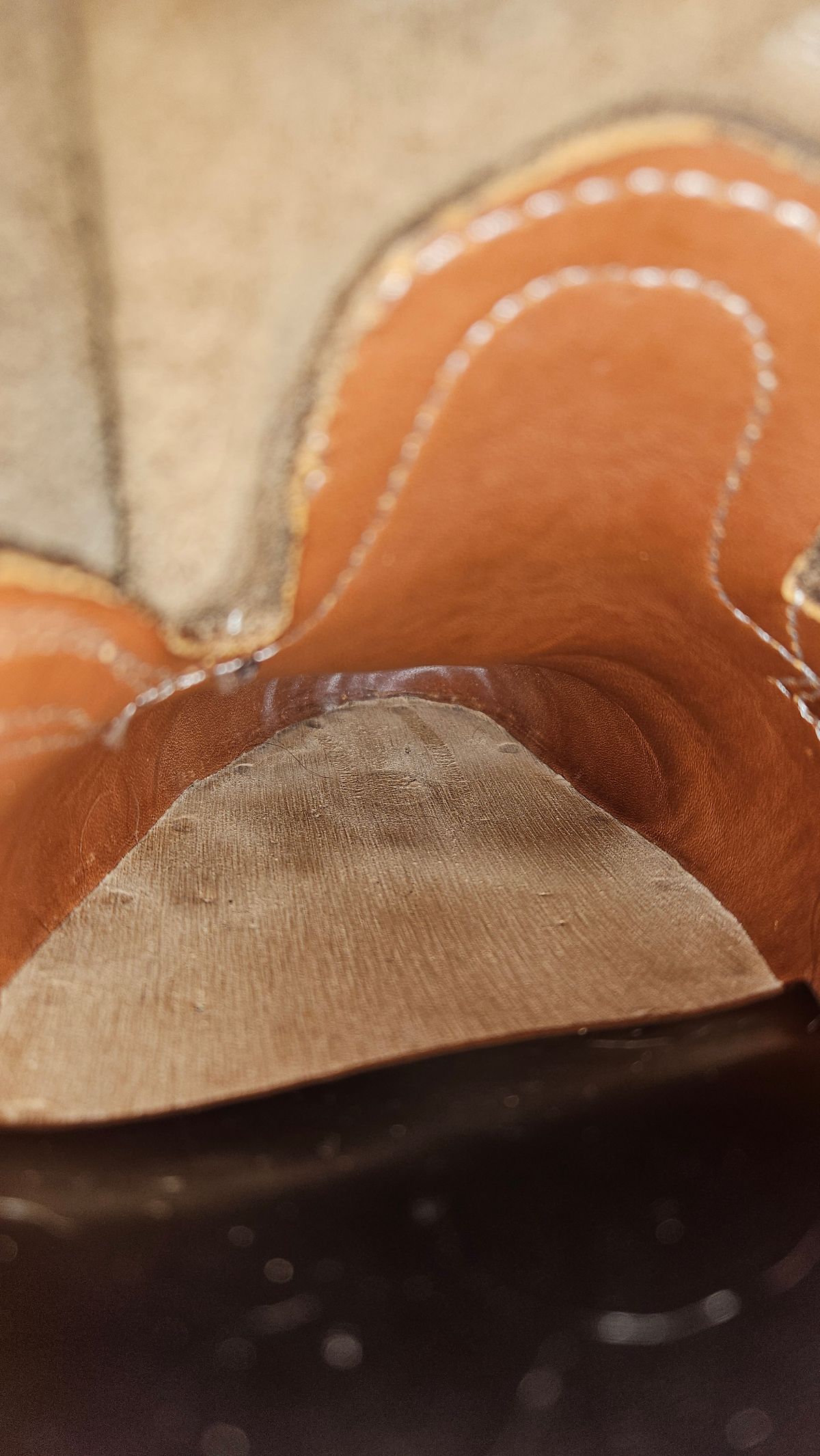 Photo by cjelliott on February 18, 2024 of the White's MP-Sherman Plain Toe in Horween British Tan Chromexcel.