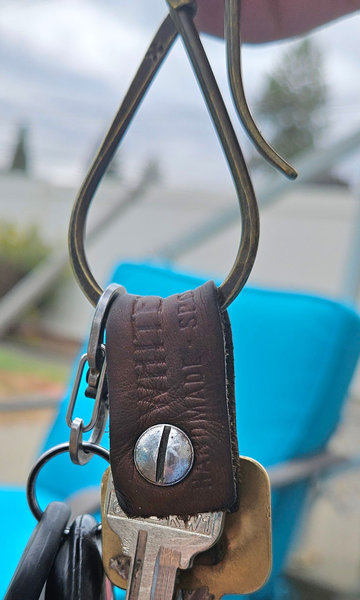 Photo by cjelliott on August 15, 2025 of the White's Unknown Model in Horween Brown Chromexcel Strips.