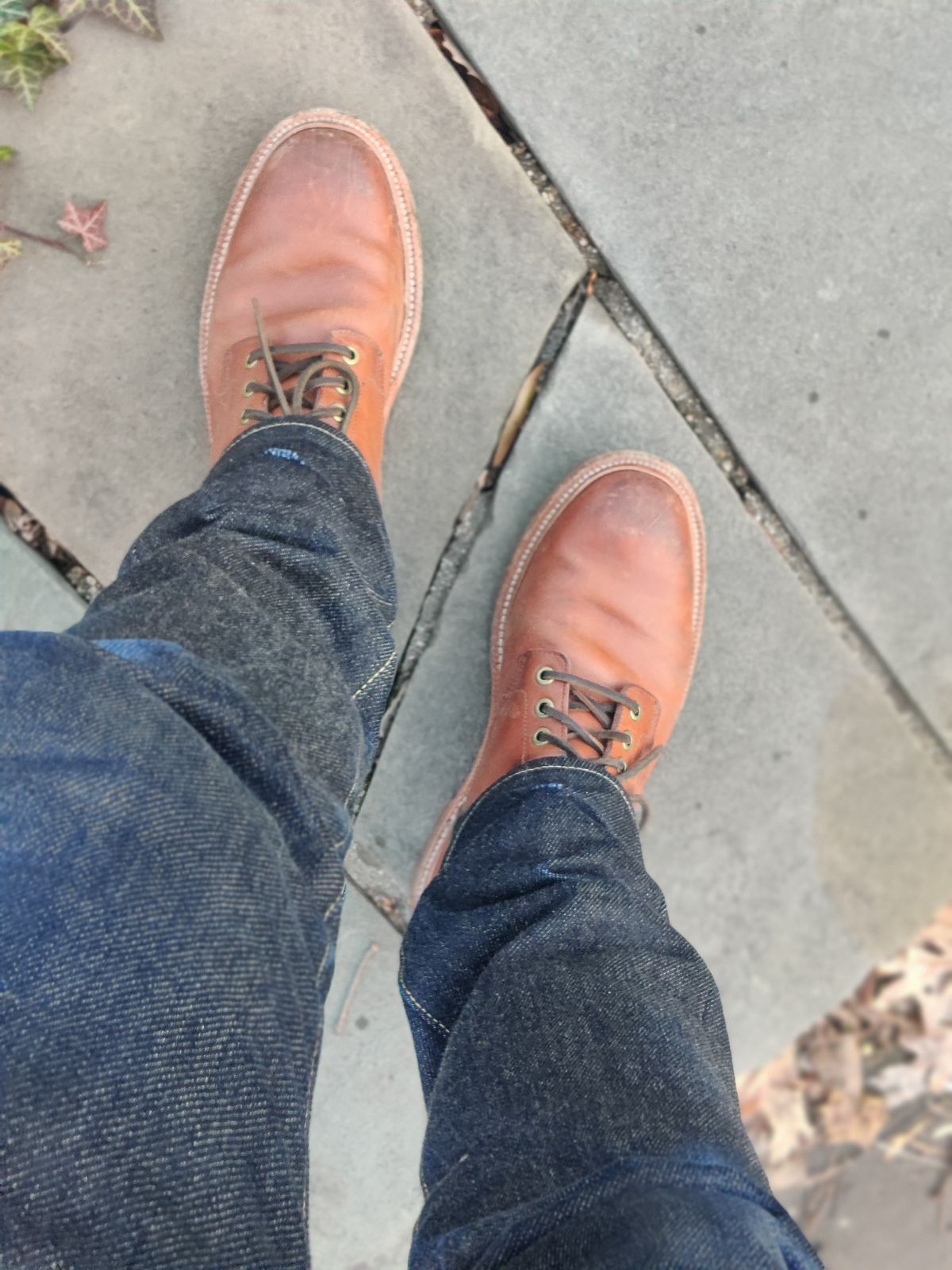 Photo by Patrick_I._Nas on December 14, 2024 of the Grant Stone Diesel Boot in Badalassi Carlo Saddle Tan Minerva.