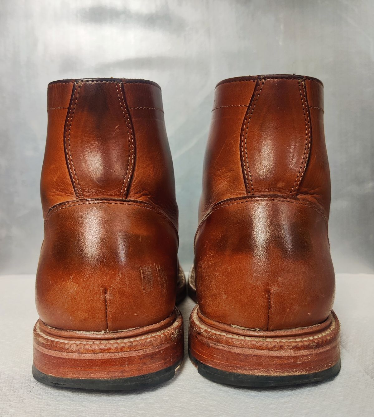 Photo by Patrick_I._Nas on January 2, 2025 of the Grant Stone Diesel Boot in Badalassi Carlo Saddle Tan Minerva.