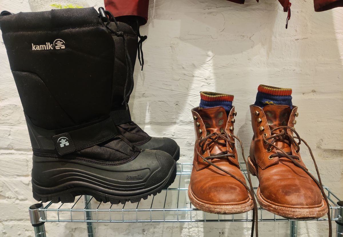 Photo by Patrick_I._Nas on January 6, 2025 of the Grant Stone Diesel Boot in Badalassi Carlo Saddle Tan Minerva.
