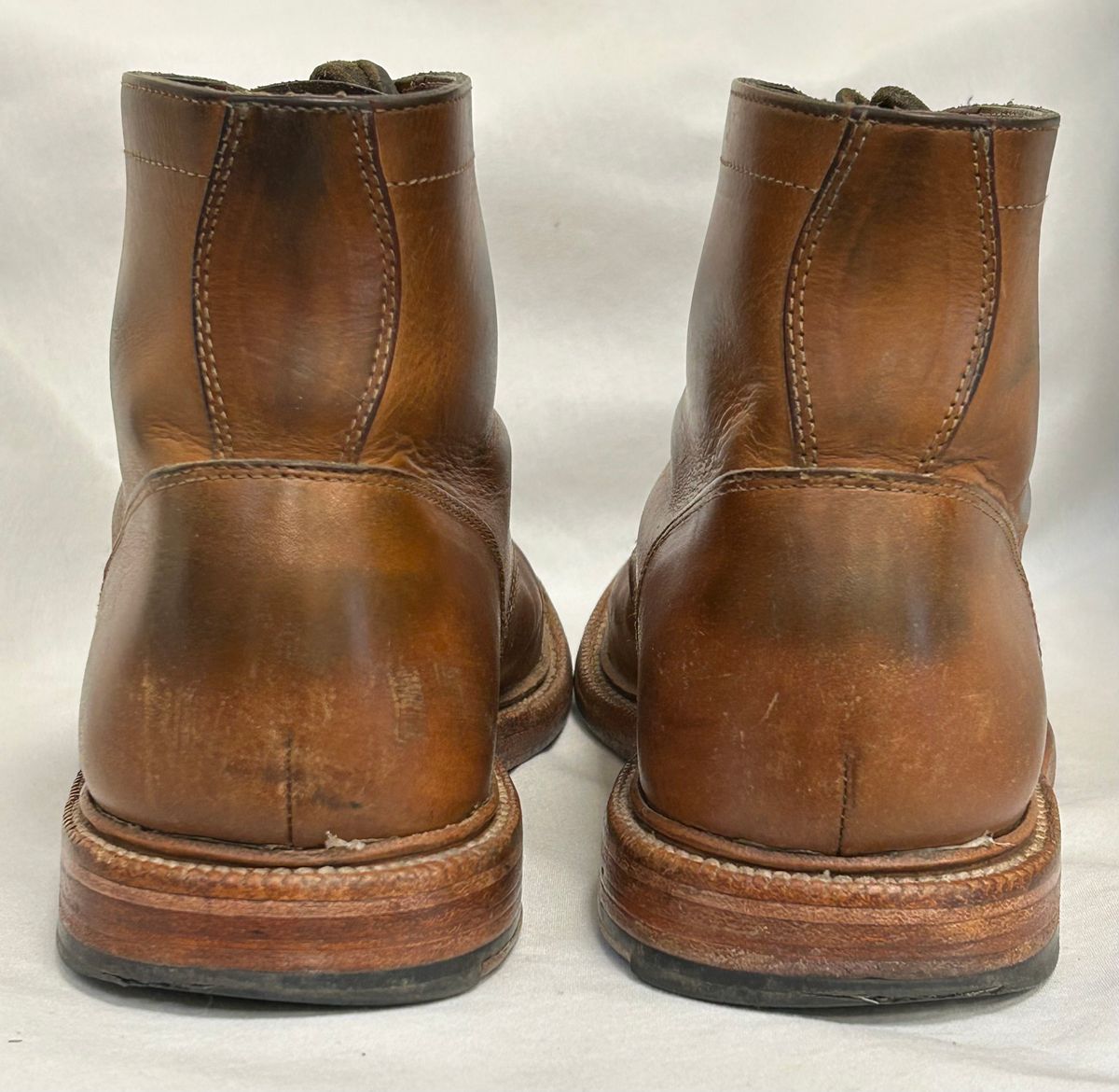 Photo by Patrick_I._Nas on February 3, 2025 of the Grant Stone Diesel Boot in Badalassi Carlo Saddle Tan Minerva.