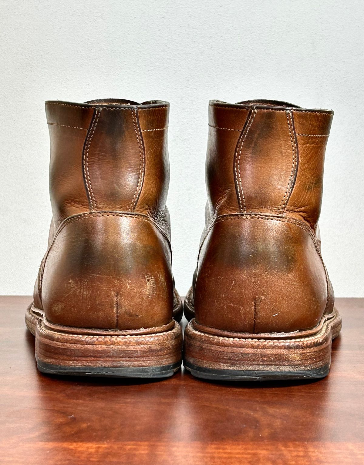 Photo by Patrick_I._Nas on March 3, 2025 of the Grant Stone Diesel Boot in Badalassi Carlo Saddle Tan Minerva.