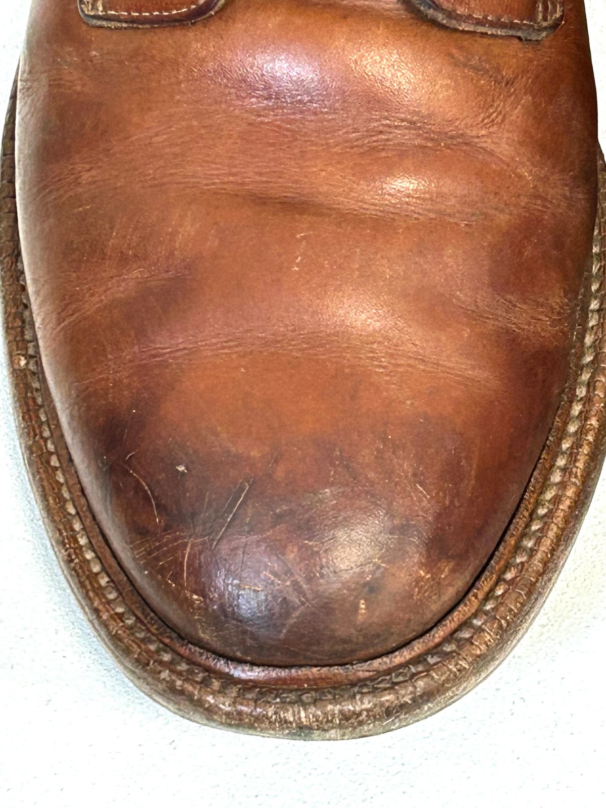 Photo by Patrick_I._Nas on April 4, 2025 of the Grant Stone Diesel Boot in Badalassi Carlo Saddle Tan Minerva.