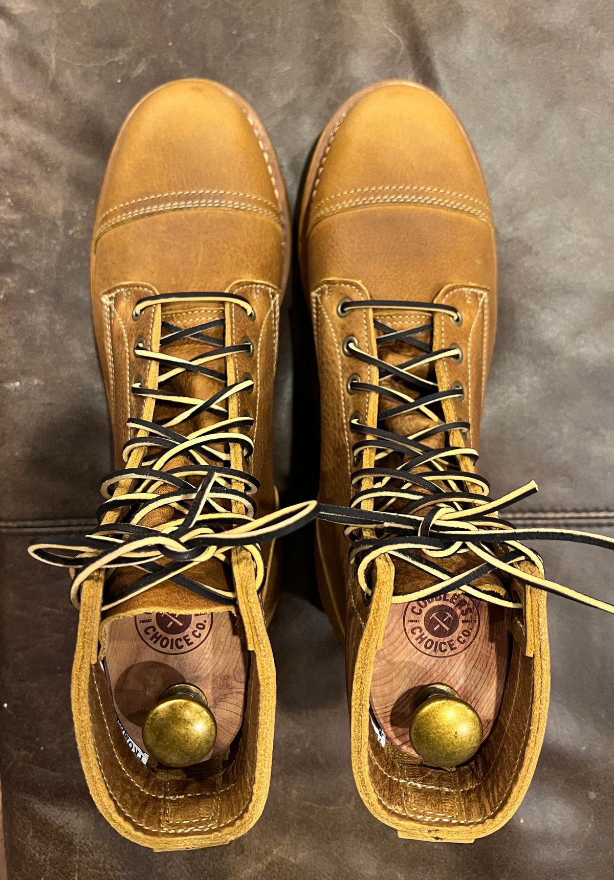 Photo by JPLopez124 on July 29, 2025 of the Truman Upland Boot in British Tan Grizzly.