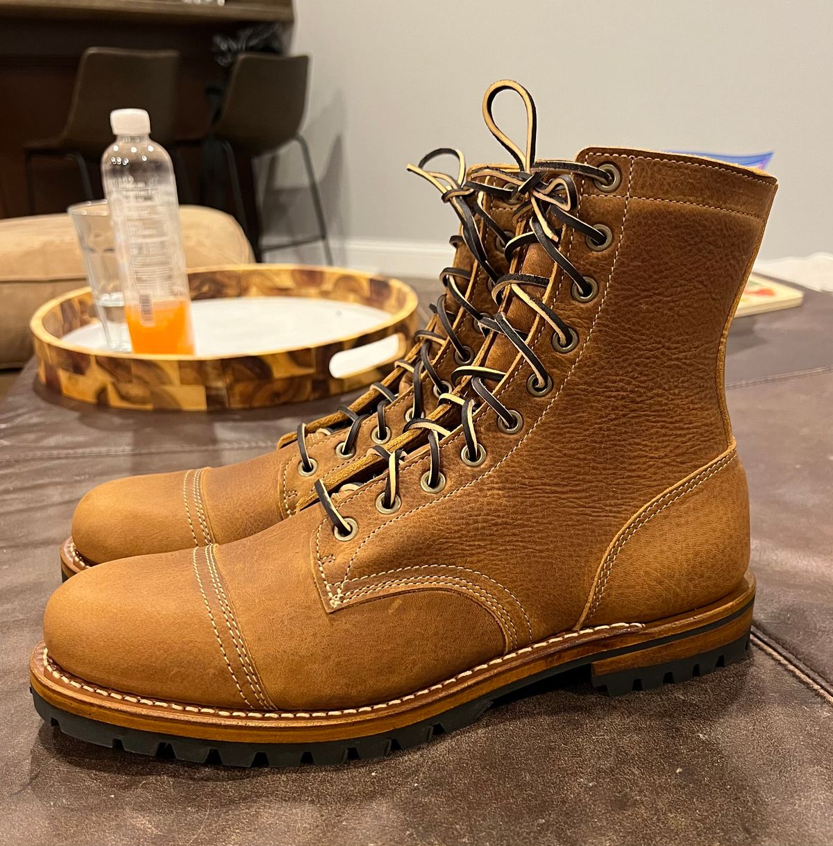 Photo by JPLopez124 on July 29, 2025 of the Truman Upland Boot in British Tan Grizzly.