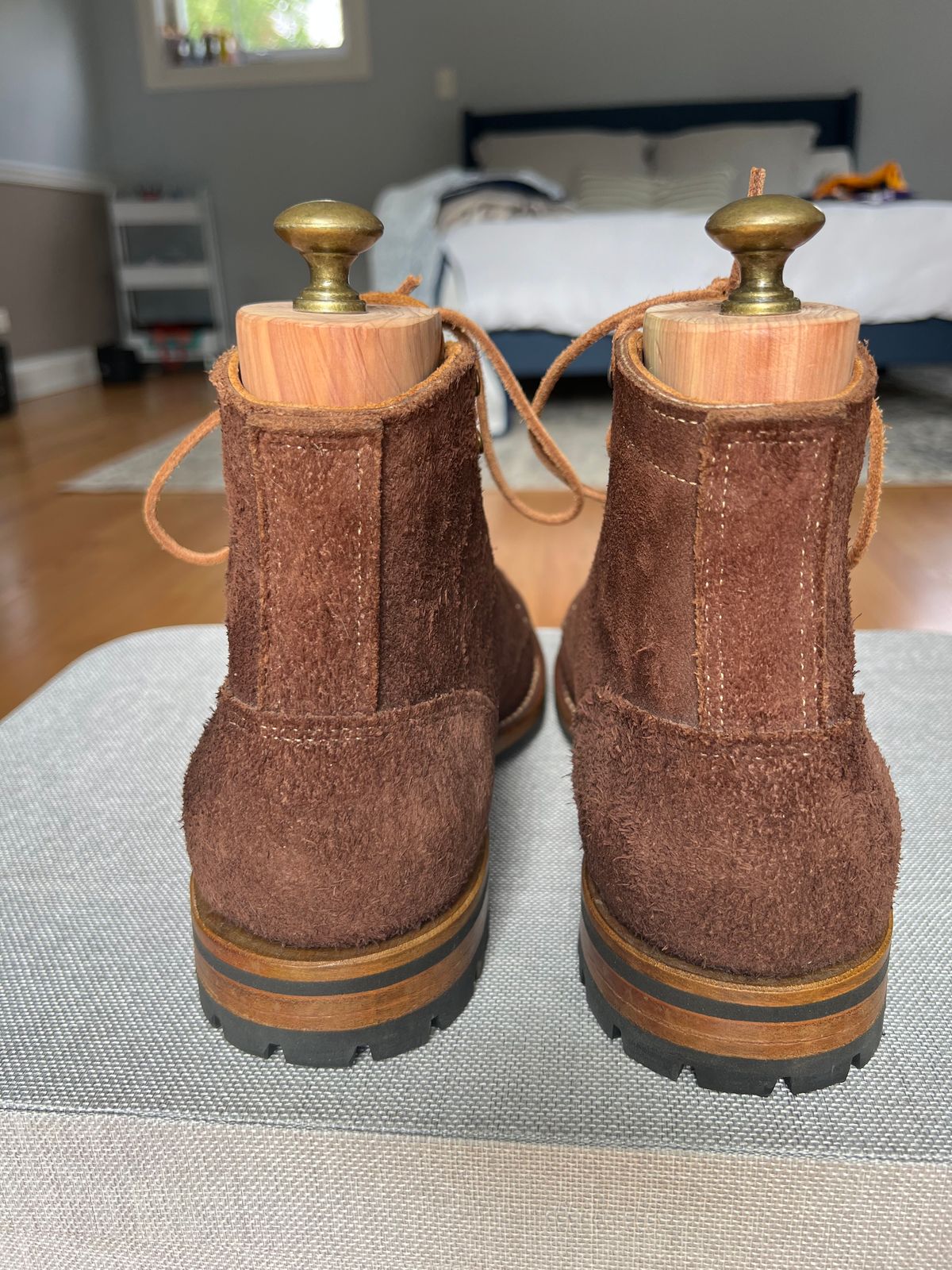 Photo by JPLopez124 on August 17, 2025 of the Truman Cap Toe Boot in Brown Logger.