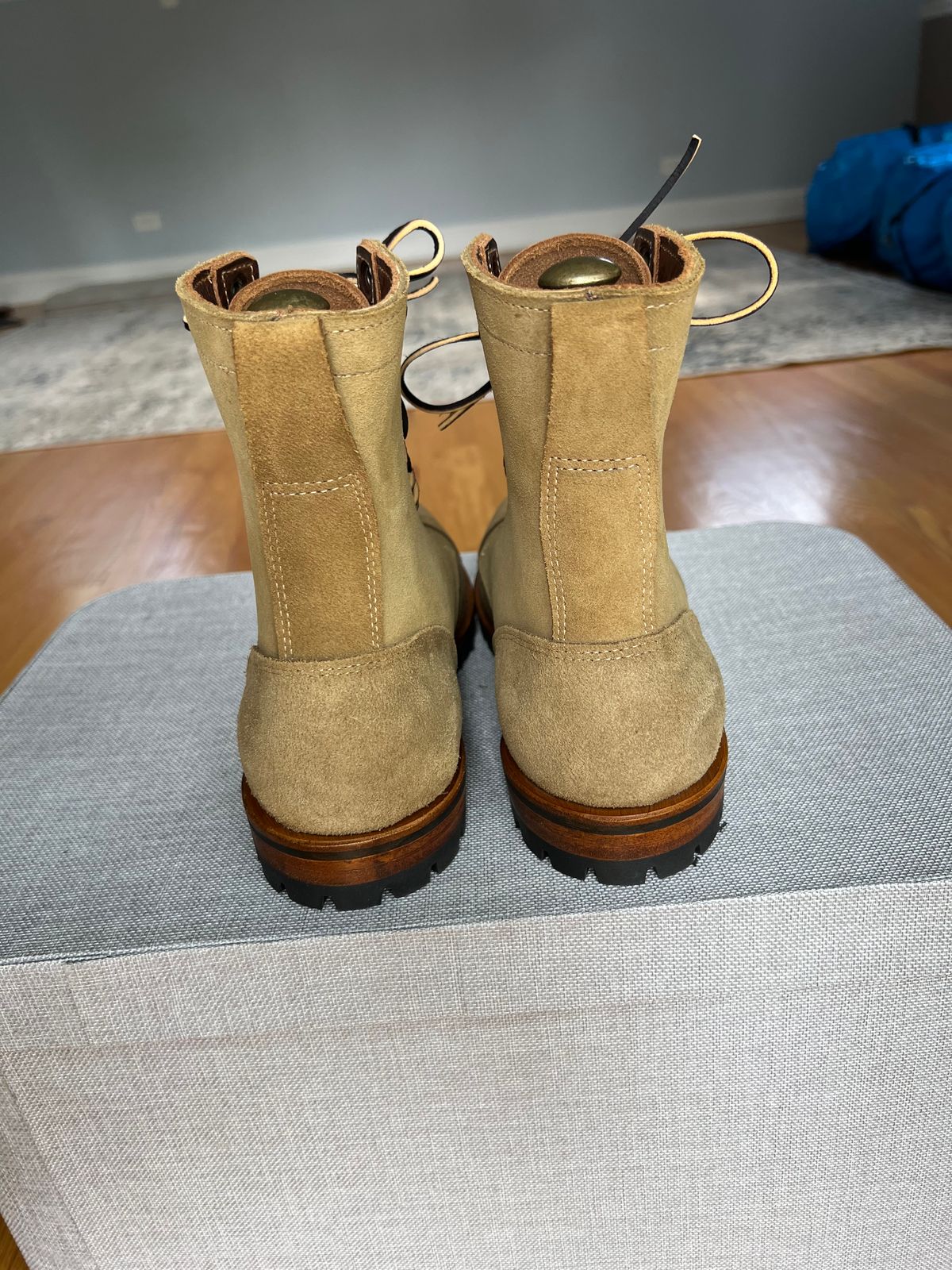 Photo by JPLopez124 on August 7, 2025 of the Truman Upland Boot in Coyote Roughout.