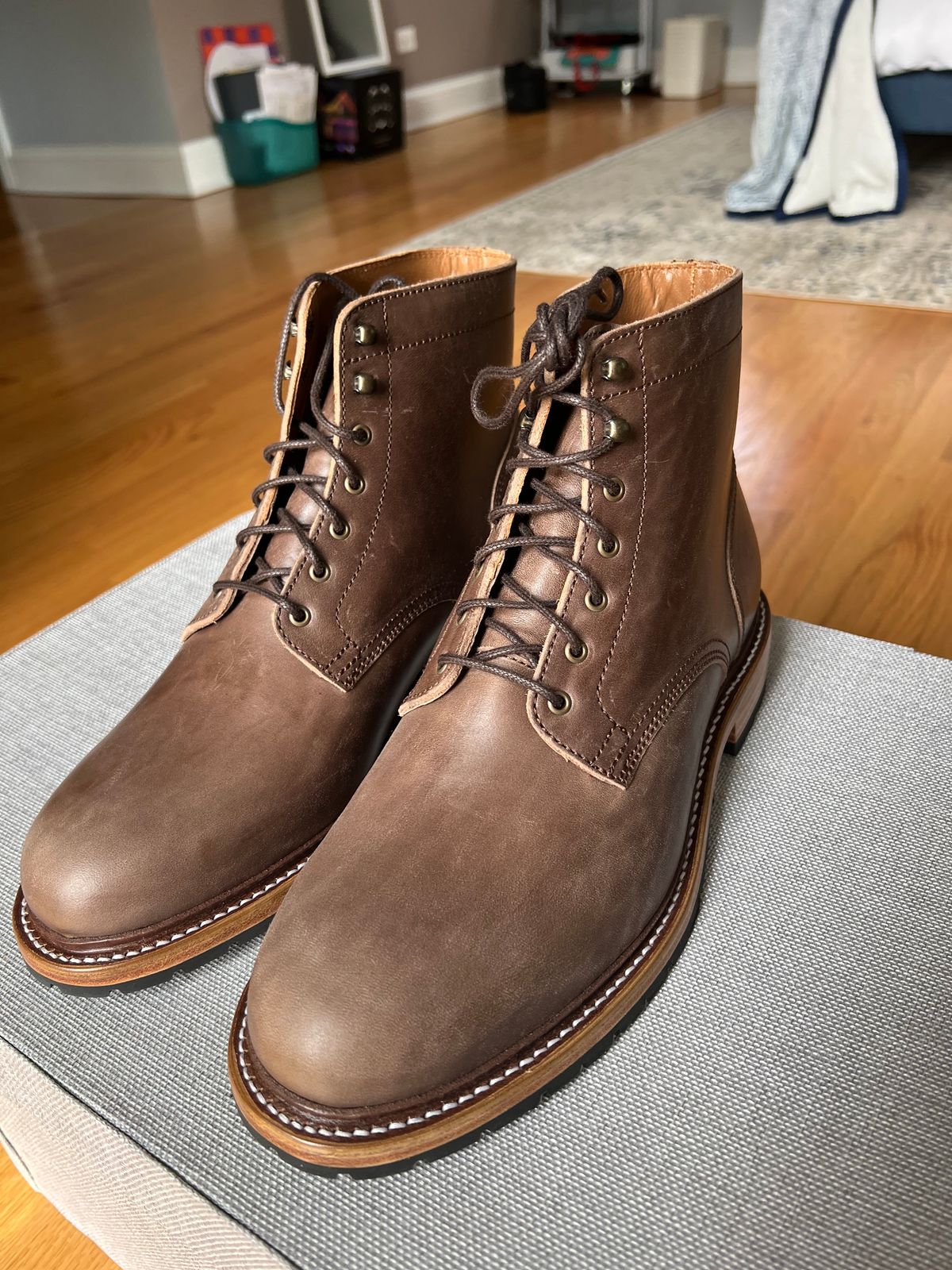 Photo by JPLopez124 on August 17, 2025 of the Caswell Boot Company Lisbon in Maryam 1071 Horsebutt.