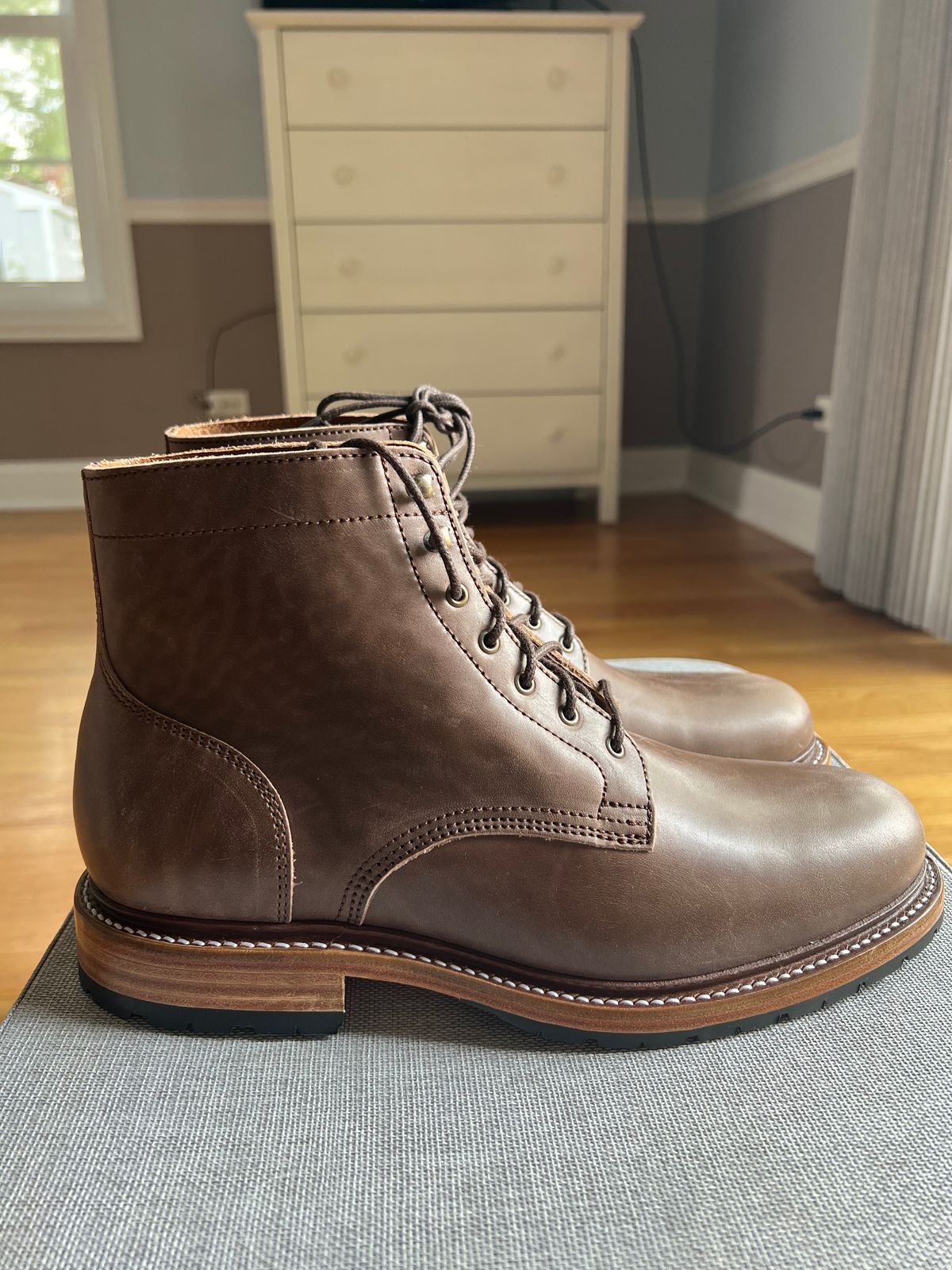 Photo by JPLopez124 on August 17, 2025 of the Caswell Boot Company Lisbon in Maryam 1071 Horsebutt.