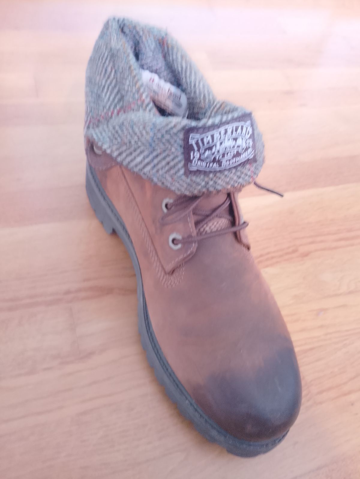 Photo by mexicangoldust on July 18, 2025 of the Timberland Custom Model in Unknown Leather.